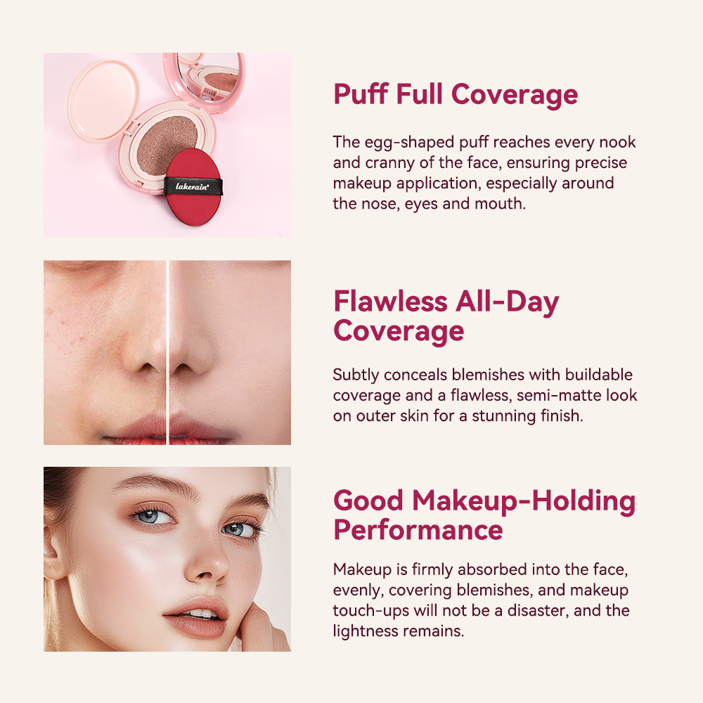 Lakerain Cushion Foundation Ko - Bb Cushion Korean review and price